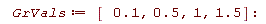 GrVals := [.1, .5, 1, 1.5]