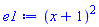 (x+1)^2