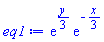 exp((1/3)*y)*exp(-(1/3)*x)