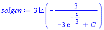 3*ln(-3/(-3*exp(-(1/3)*x)+C))