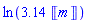 ln(3.14*Units:-Unit('m'))