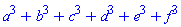 a^3+b^3+c^3+d^3+e^3+f^3