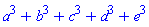 a^3+b^3+c^3+d^3+e^3