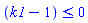 ``(k1-1) <= 0
