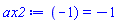 `#mrow(mo("("),mo("&uminus0;"),mo("1)"))` = -1