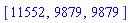 [11552, 9879, 9879]