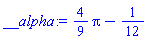 (4/9)*Pi-1/12