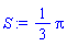 (1/3)*Pi