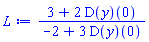 (3+2*(D(y))(0))/(-2+3*(D(y))(0))