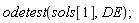 odetest(sols[1], DE)