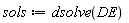 sols := dsolve(DE)