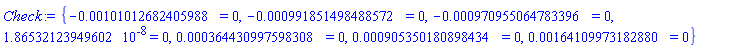 {HFloat(-0.001010126824059876) = 0, HFloat(-9.918514984885718e-4) = 0, HFloat(-9.709550647833964e-4) = 0, HFloat(1.865321239496017e-8) = 0, HFloat(3.6443099759830844e-4) = 0, HFloat(9.053501808984343e-4) = 0, HFloat(0.001641099731828799) = 0}