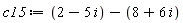c15 := -6-5*I-6*I