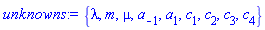 {lambda, m, mu, a[-1], a[1], c[1], c[2], c[3], c[4]}