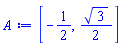 [-1/2, (1/2)*3^(1/2)]