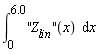 int((''Z__lin'')(x), x = 0 .. 6.0)