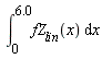 int(fZ__lin(x), x = 0 .. 6.0)