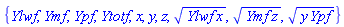 {Ylwf, Ymf, Ypf, Ytotf, x, y, z, (Ylwf*x)^(1/2), (Ymf*z)^(1/2), (y*Ypf)^(1/2)}