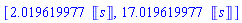 [2.019619977*Units:-Unit(s), 17.019619977*Units:-Unit(s)]