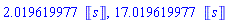2.019619977*Units:-Unit(s), 17.019619977*Units:-Unit(s)