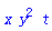 x*y^2*t