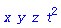 x*y*z*t^2