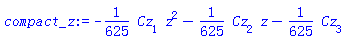 -(1/625)*Cz[1]*z^2-(1/625)*Cz[2]*z-(1/625)*Cz[3]