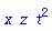 x*z*t^2