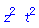 z^2*t^2