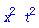 x^2*t^2