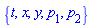 {t, x, y, p[1], p[2]}