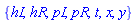 {hI, hR, pI, pR, t, x, y}