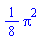 (1/8)*Pi^2