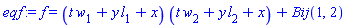 f(x, y, t) = (t*w[1]+y*l[1]+x)*(t*w[2]+y*l[2]+x)+Bij(1, 2)