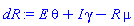 E*theta+I*gamma-R*mu