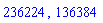 236224, 136384