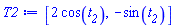 [2*cos(t__2), -sin(t__2)]