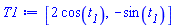 [2*cos(t__1), -sin(t__1)]