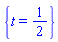 {t = 1/2}