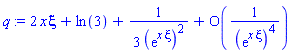 2*x*xi+ln(3)+(1/3)/(exp(x*xi))^2+O(1/(exp(x*xi))^4)