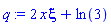 2*x*xi+ln(3)