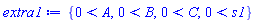 {0 < A, 0 < B, 0 < C, 0 < s1}