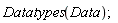 Datatypes(Data)
