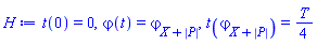 t(0) = 0, varphi(t) = varphi[X+abs(P)], t(varphi[X+abs(P)]) = (1/4)*T