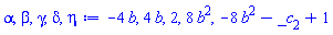 -4*b, 4*b, 2, 8*b^2, -8*b^2-_c[2]+1
