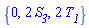 {0, 2*S__3, 2*T__1}