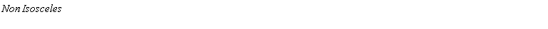 Non*Isosceles