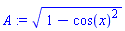 (1-cos(x)^2)^(1/2)