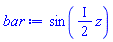 sin(((1/2)*I)*z)