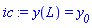 y(L) = y__0